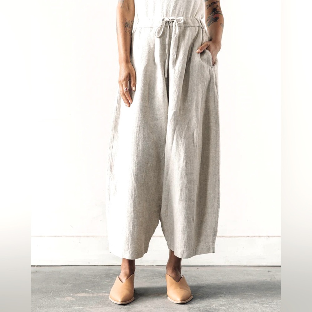 Cordera Drawstring Linen Pants